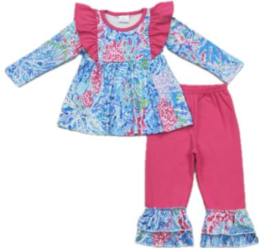 Little Girls Coral Reef Cutie Set