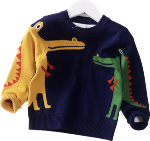 Double Dino Boys Sweater