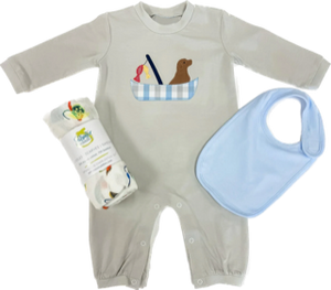 Fishing And My Buddy Boys Romper
