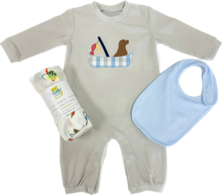 Fishing And My Buddy Boys Romper