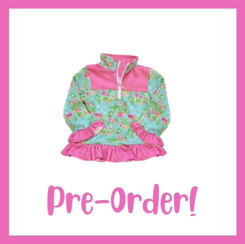 Flower Garden Girls Pullover